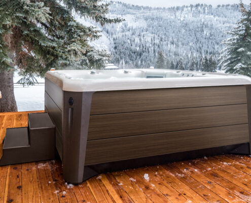Winter Saltwater Hot Tub Maintenance